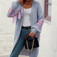 Long Fringed Knit Cardigan