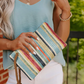Personalized Simple Print Clutch Bag