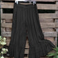 Ruffle Wide Leg Casual Pants