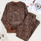 Contrast Trim Long Sleeve Top and Pants