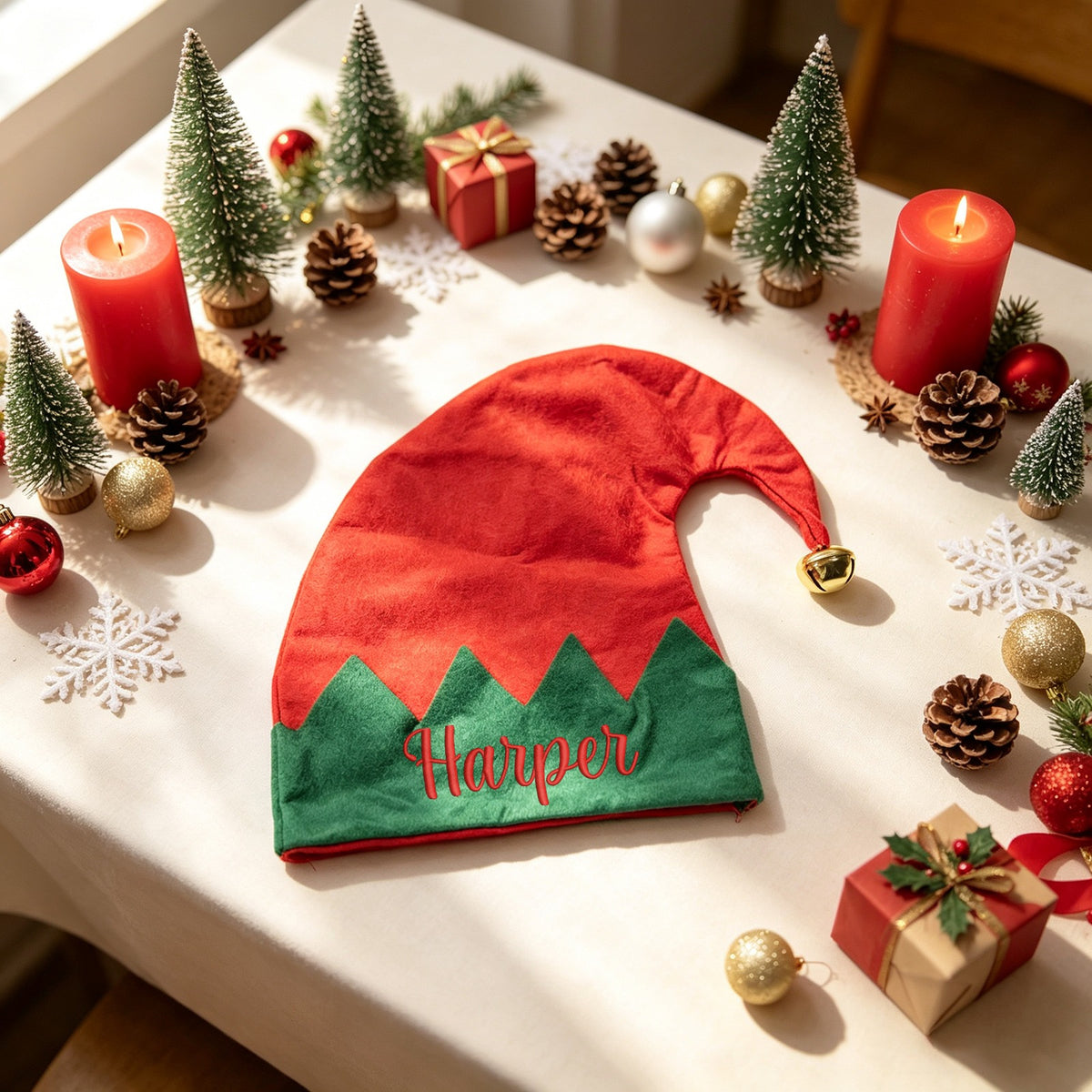 Personalized Christmas hat – Embroidery