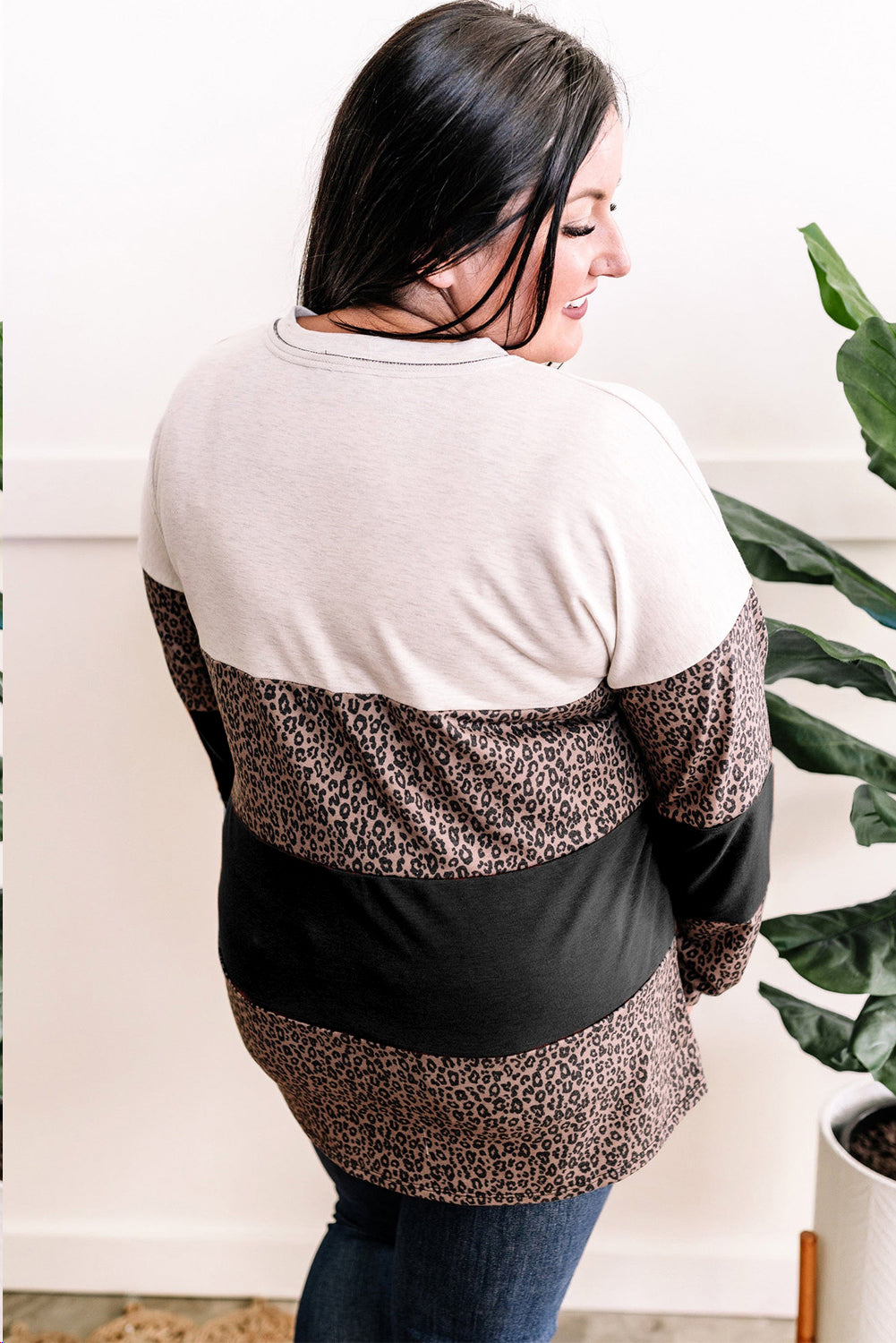 Plus Size Leopard Top