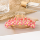 Pink Flower Bow Knot Decor Large Hair Clawclip