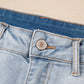 Light Wash High Rise Denim Shorts