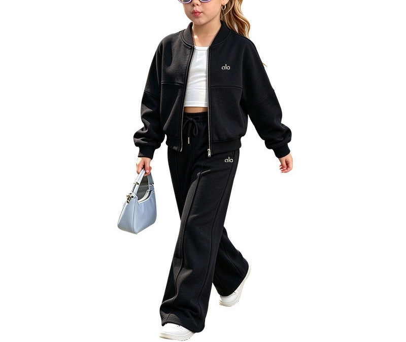 Kid's Zip-Up Jacket & Pants Set