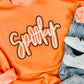 Spooky Graphic Halloween Crew Neck Holiday Sweatshirt