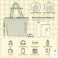 Personalized Corduroy Custom Name Tote Bag