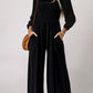 Smocked Square Neck Wide Leg Jumpsuit