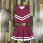 Cheerleading Sleeveless Skirt Set