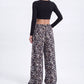 Polk Leopard Print Wide Leg Pants