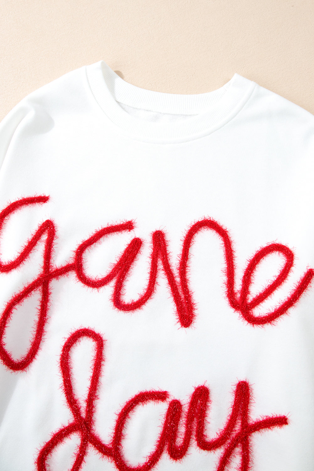 Tinsel Game Day Drop Shoulder Graphic Sweatshirt