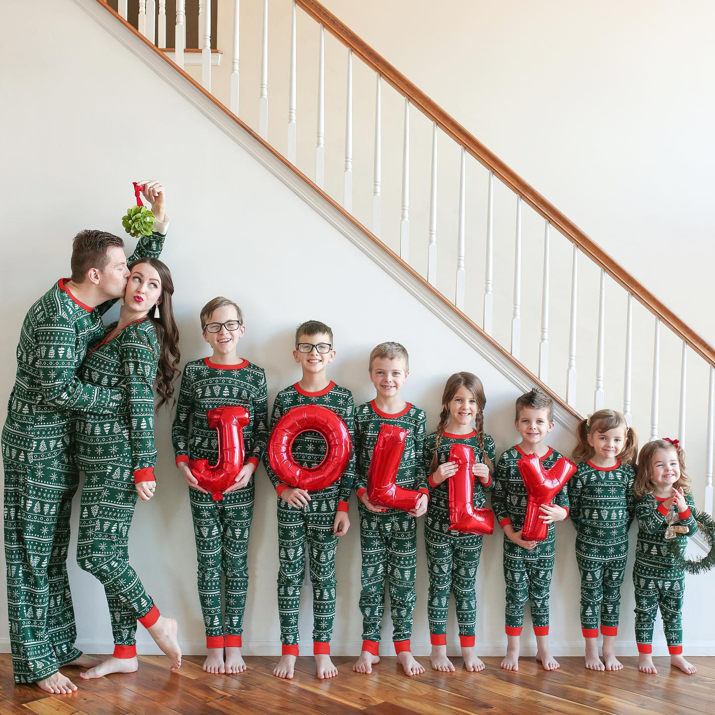 Christmas Tree Family Matching PJ Sets(with Pet Dog Clothes)