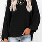 Ribbed Knit Dolman Sweater