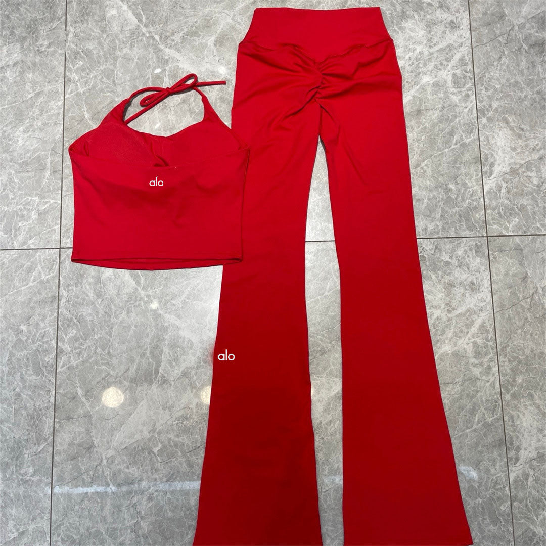 Women's Tank Top and Flared Trousers Set