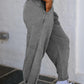Jogger Style High Waist Casual Pants