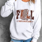 FALL THANKFUL Graphic Drop Shoulder Sweatshirt