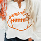 Game Day Lettering Rugby Sweatshirt