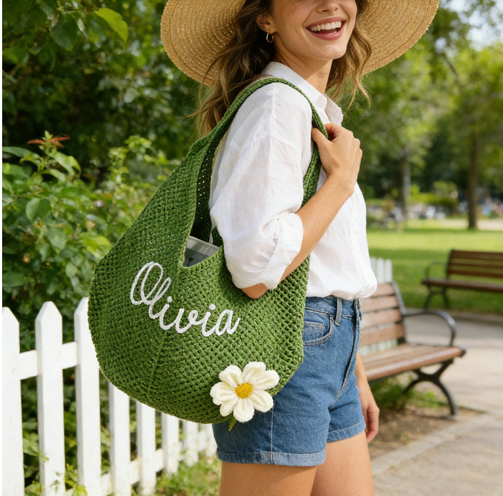 Personalized Beach Tote Bag
