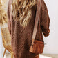 (Pre order 10.15)Casual Textured Sweater Dress!