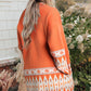 Western Aztec Open Front Sweater Cardigan