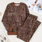 Contrast Trim Long Sleeve Top and Pants