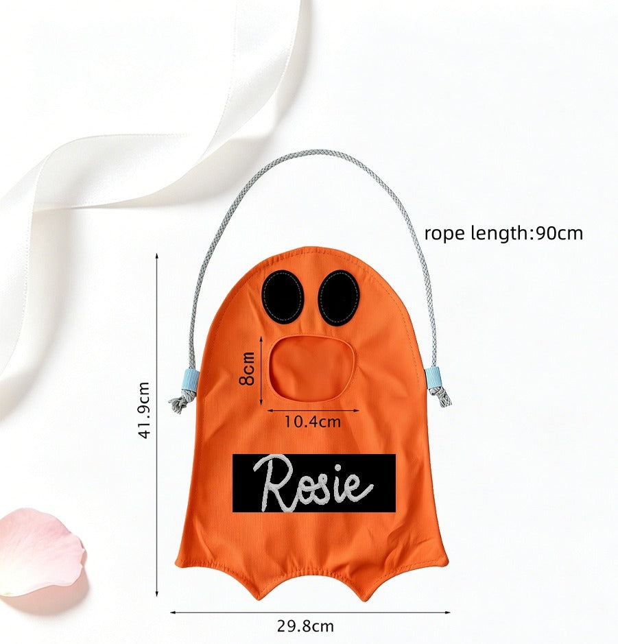 Custom LED Light-Up Ghost Treat Bag