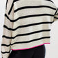 Stripe Contrast Sweater