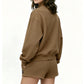 High-neck Top and Shorts Set