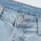Mid Rise Ankle-Length Distressed Skinny Jeans