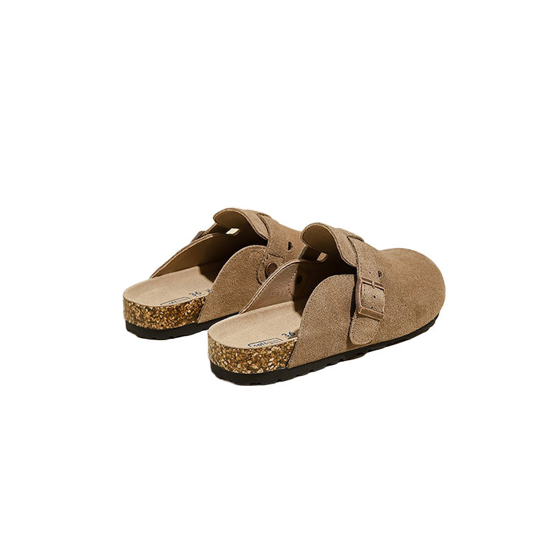 Classic Suede Cork Mules