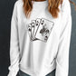 Ace Card Cowboy Graphic Trendy Sweatshirt