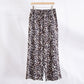 Polk Leopard Print Wide Leg Pants
