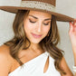 Flat Brim Straight Brim Jazz Hat