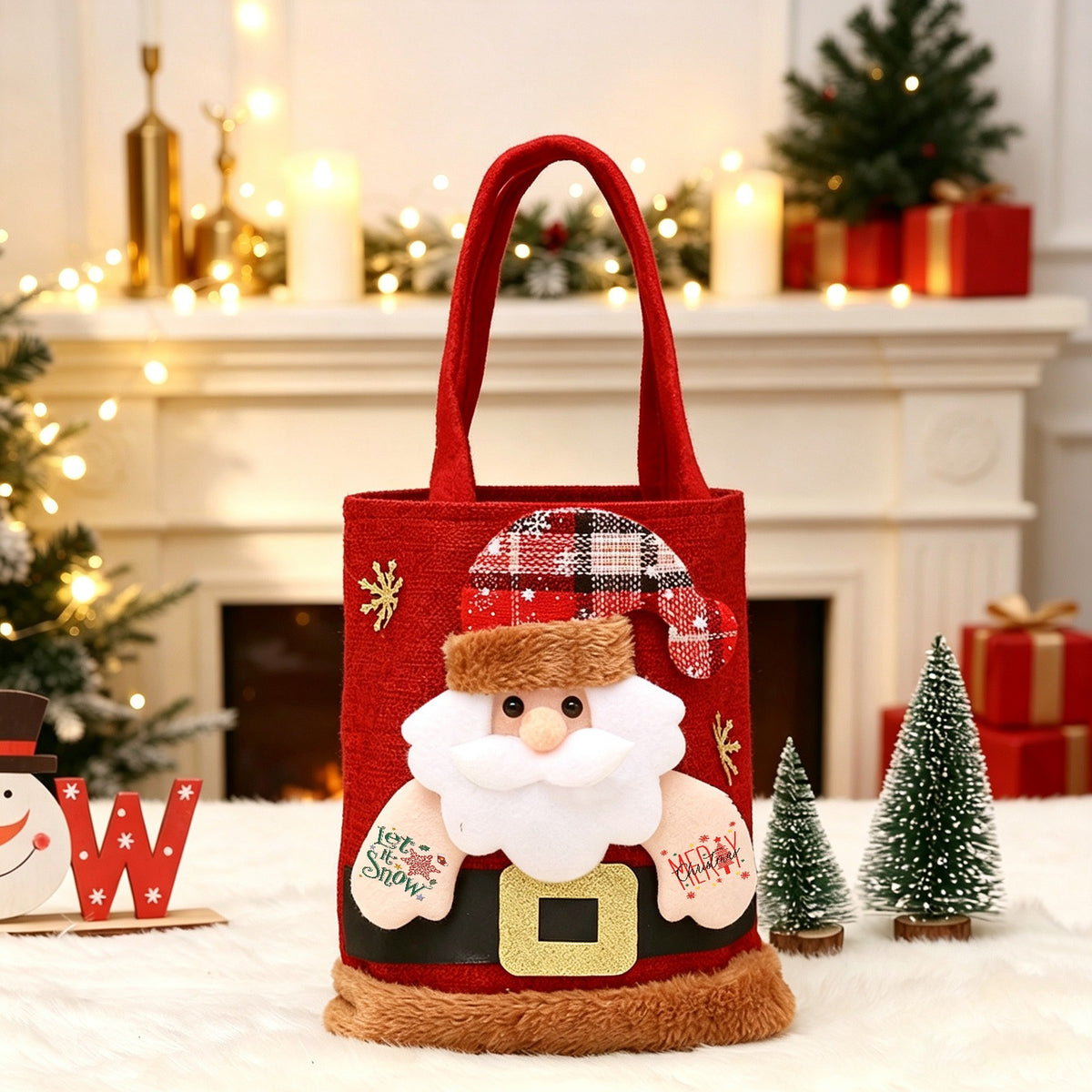 Custom Christmas Gift Tote Bags