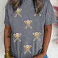 Sequined Game Day Casual Tee