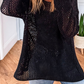 Crochet Hollow-out Jumper Top Sweater