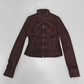 Slim Fit Full-Zip Athletic Yoga Jacket