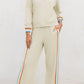 Quarter Zip Pullover Loose Pant Set