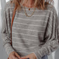 Dolman Sleeve Drop Shoulder Top