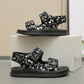 Children’s Glitter Ribbon Soft Soled Sandals