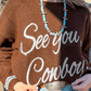 See You Cowboy Embroidered Western Graphic Sweater