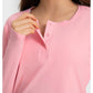 Ribbed Button High Stretch Yoga Top