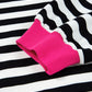 Color Block Edge Pullover and Shorts PLus Size Set