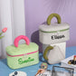 Portable Cosmetic Bag with Personalized Embroidered Name