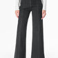 Plain Seam Detail Flared Bottom Ankle Length Jeans