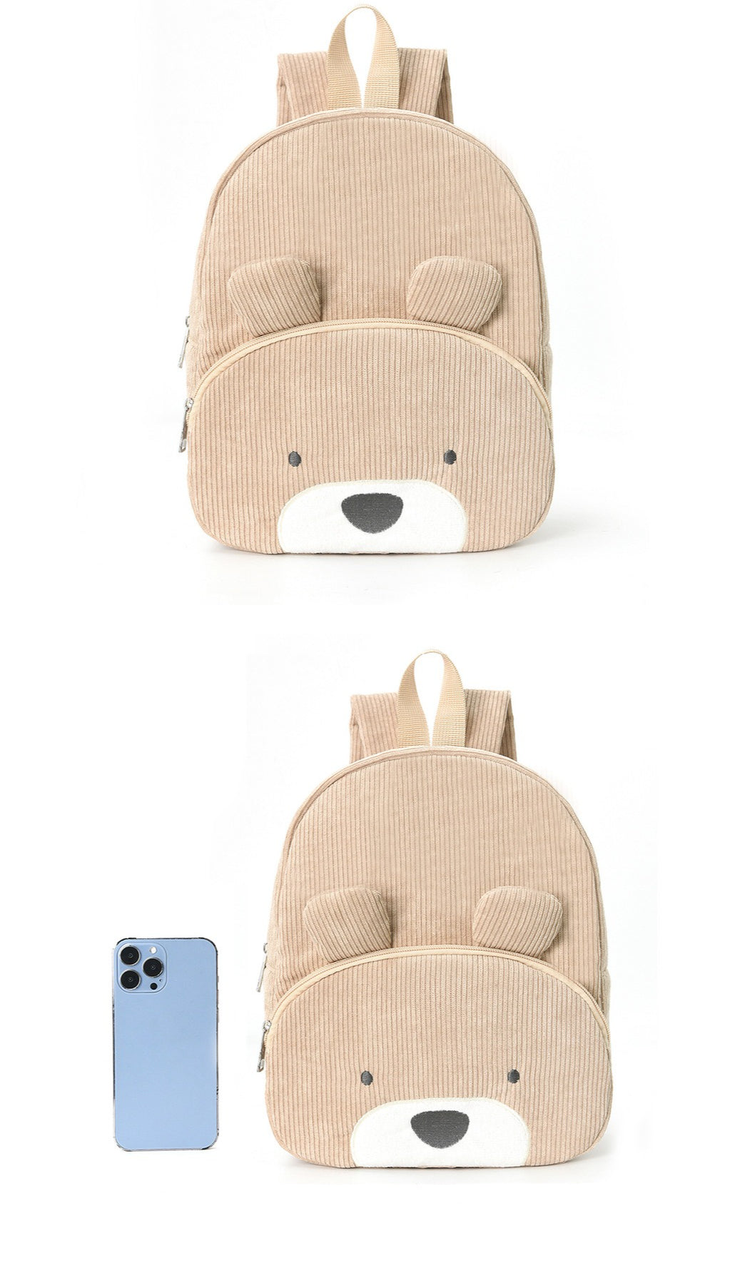 Kindergarten Girl Backpack With Zip Opening