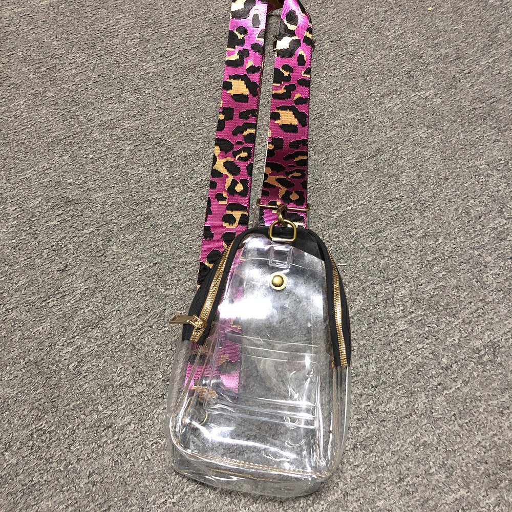 Preorder-Ladies Transparent PVC Chest Bag