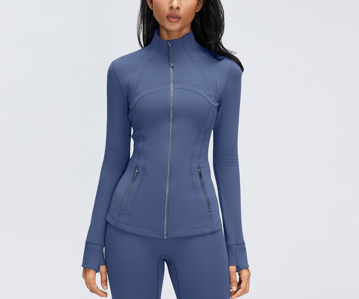 Define Jacket with Silver Zipper
