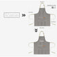 Custom Name Striped Kitchen Apron