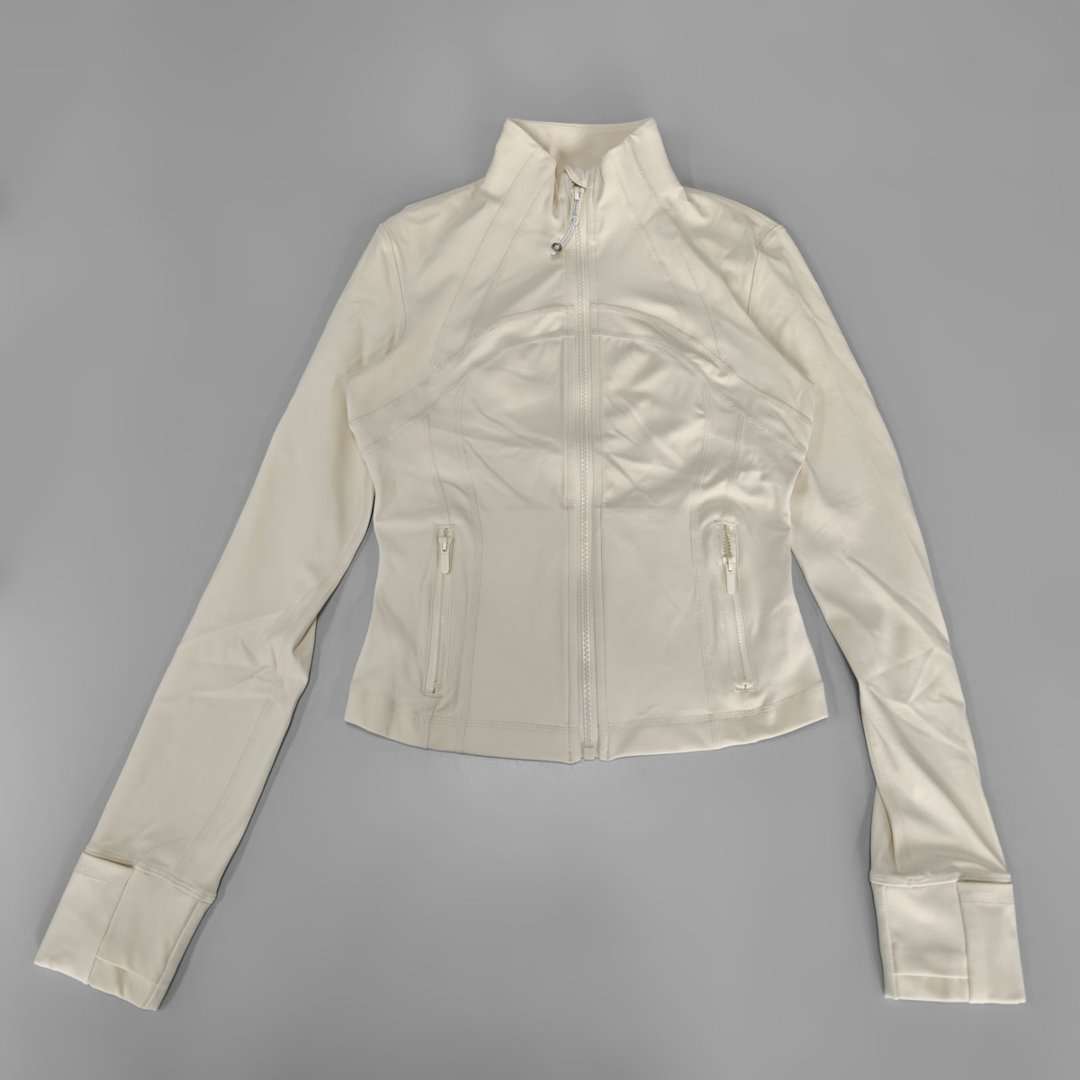 Slim Fit Full-Zip Athletic Yoga Jacket